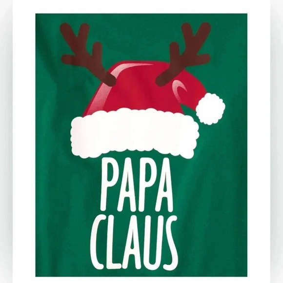 Papa Claus Graphic Long Sleeve Tee, Size Extra Large - Picture 2 of 3